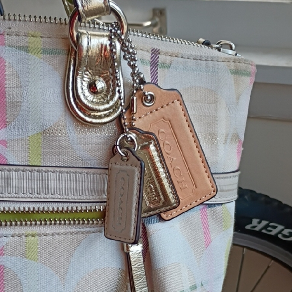 Coach Multicolor Signature Tote Bag - Picture 2 of 13
